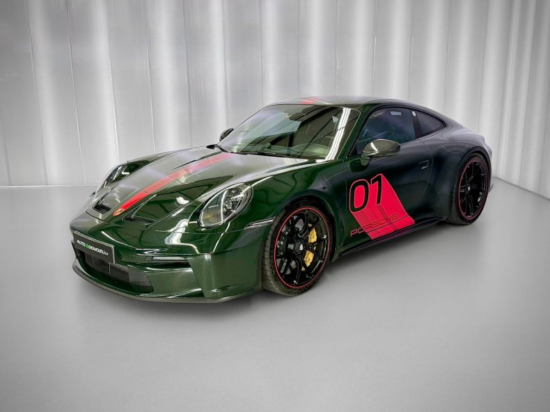 Porsche 911 GT3 TOURING 992, MATRIX PDLS PLUS, LIFT, KARBON, BREWSTER GREEN, PPF